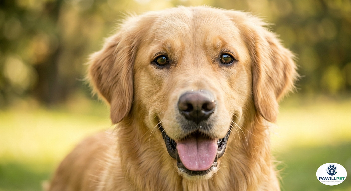 High-resolution portrait of a healthy dog with bright eyes.